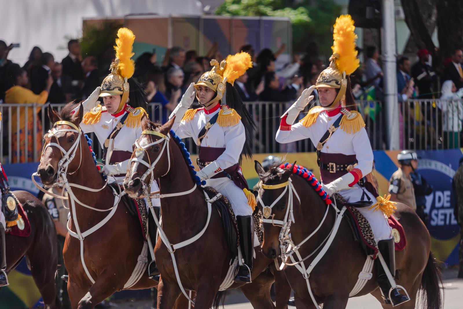 Fanfarria en desfile cívico-militar del 7 de Septiembre (foto ilustrativa)
